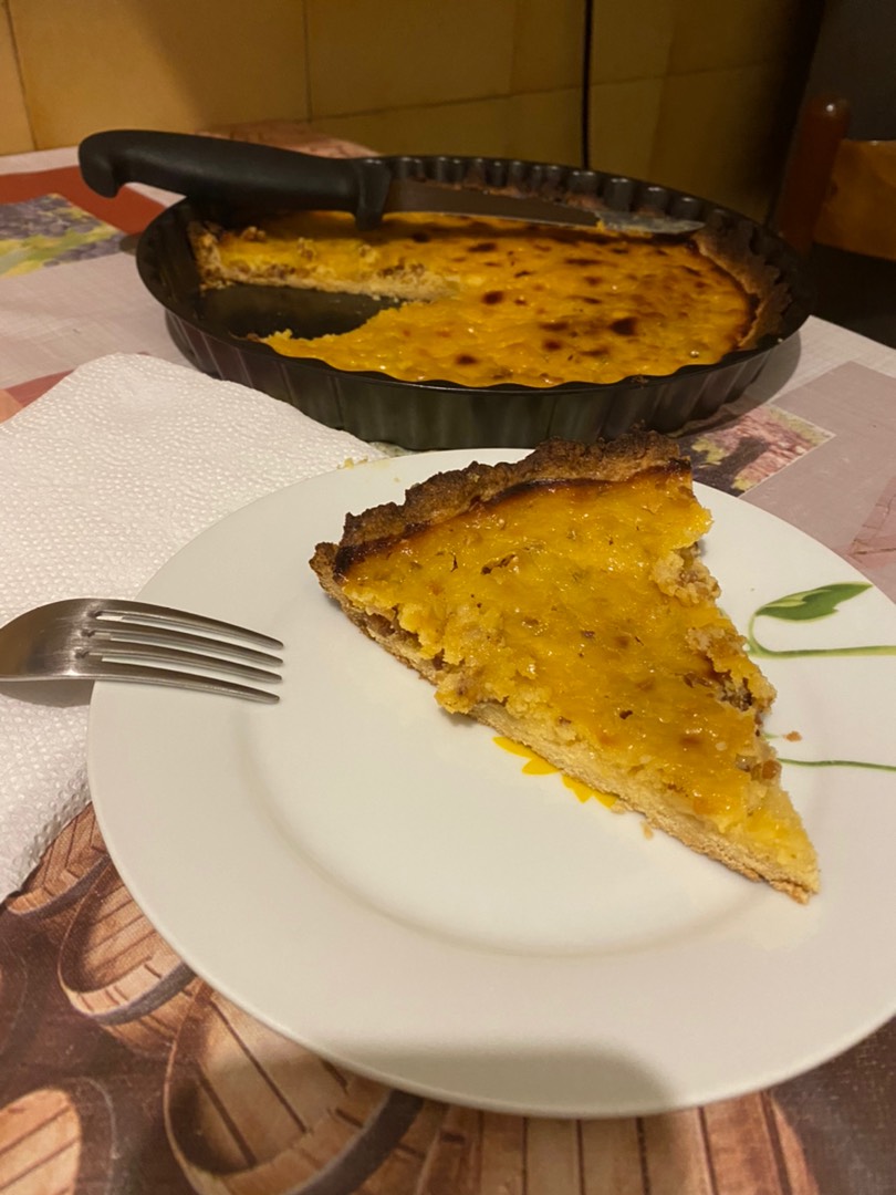 Кростата с лимонным кремом