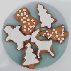 Медовые печеньки с глазурью🍪