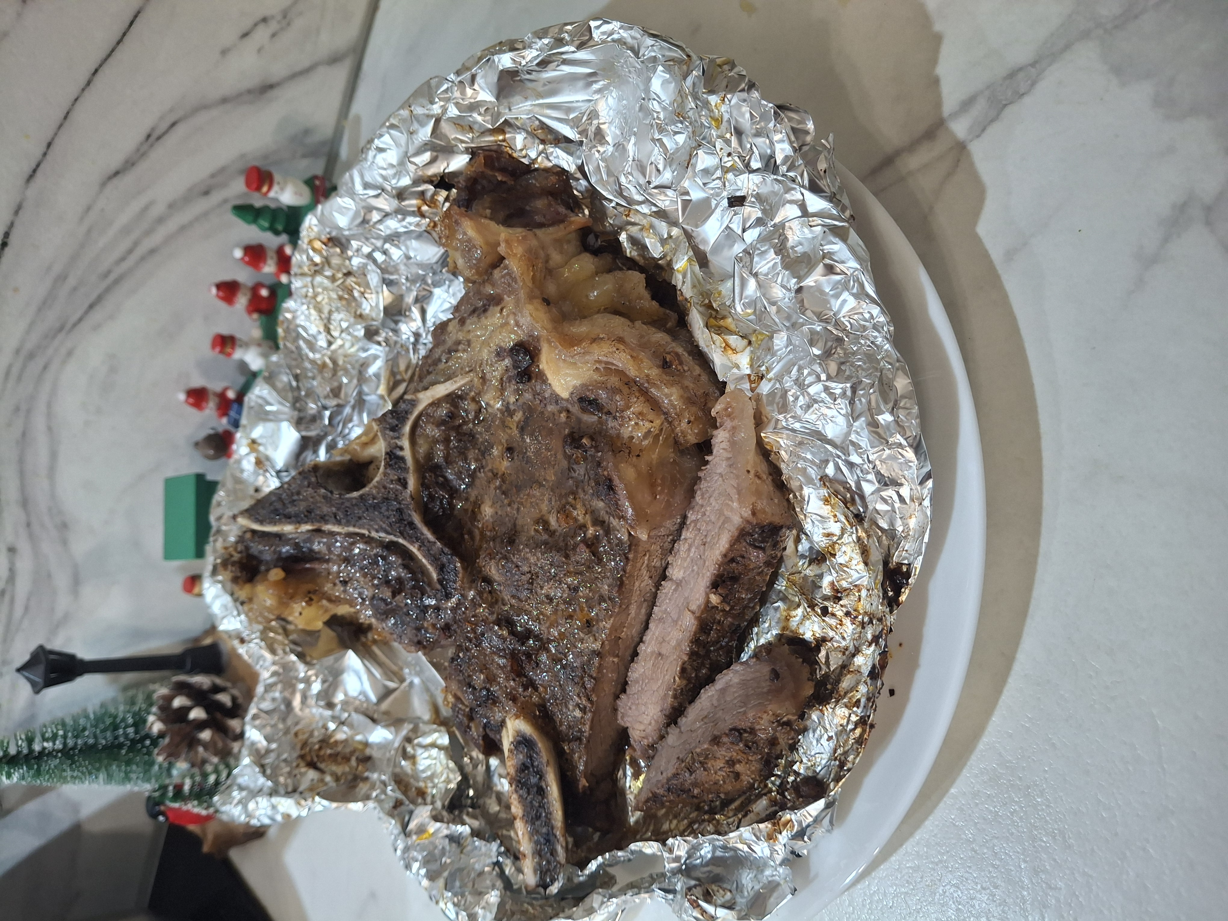 Мясо на кости в духовке