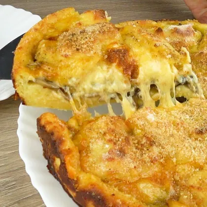 Картофельный пирог с грибами | Potato pie with mushrooms