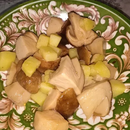 Салат грибы с картошкой
