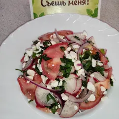 🥗 Салат "Свежесть лета" с творогом