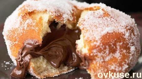 Пончики с клубничной начинкой рецепт – Европейская кухня: Выпечка и десерты. «Еда»