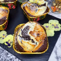 Шоколадные кексы "ватрушка" 