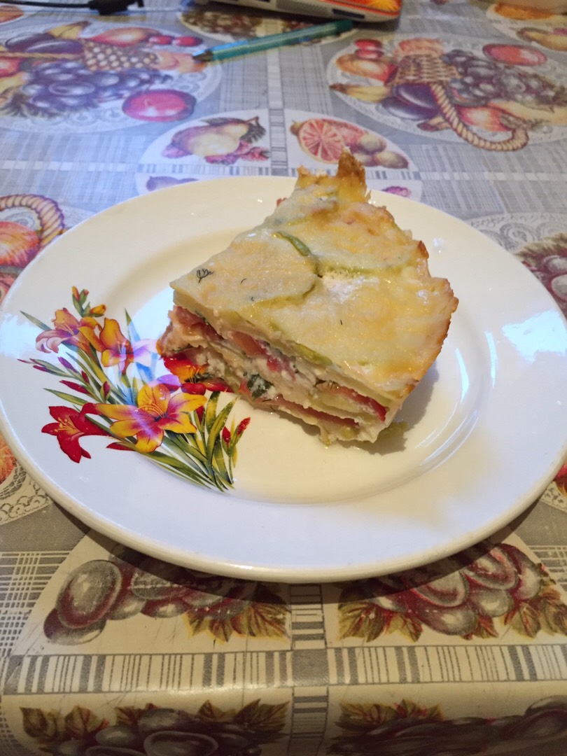 Гратен из кабачков