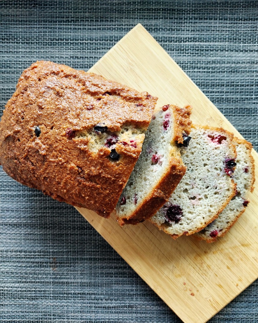 Кето кекс 🍰 с ягодами