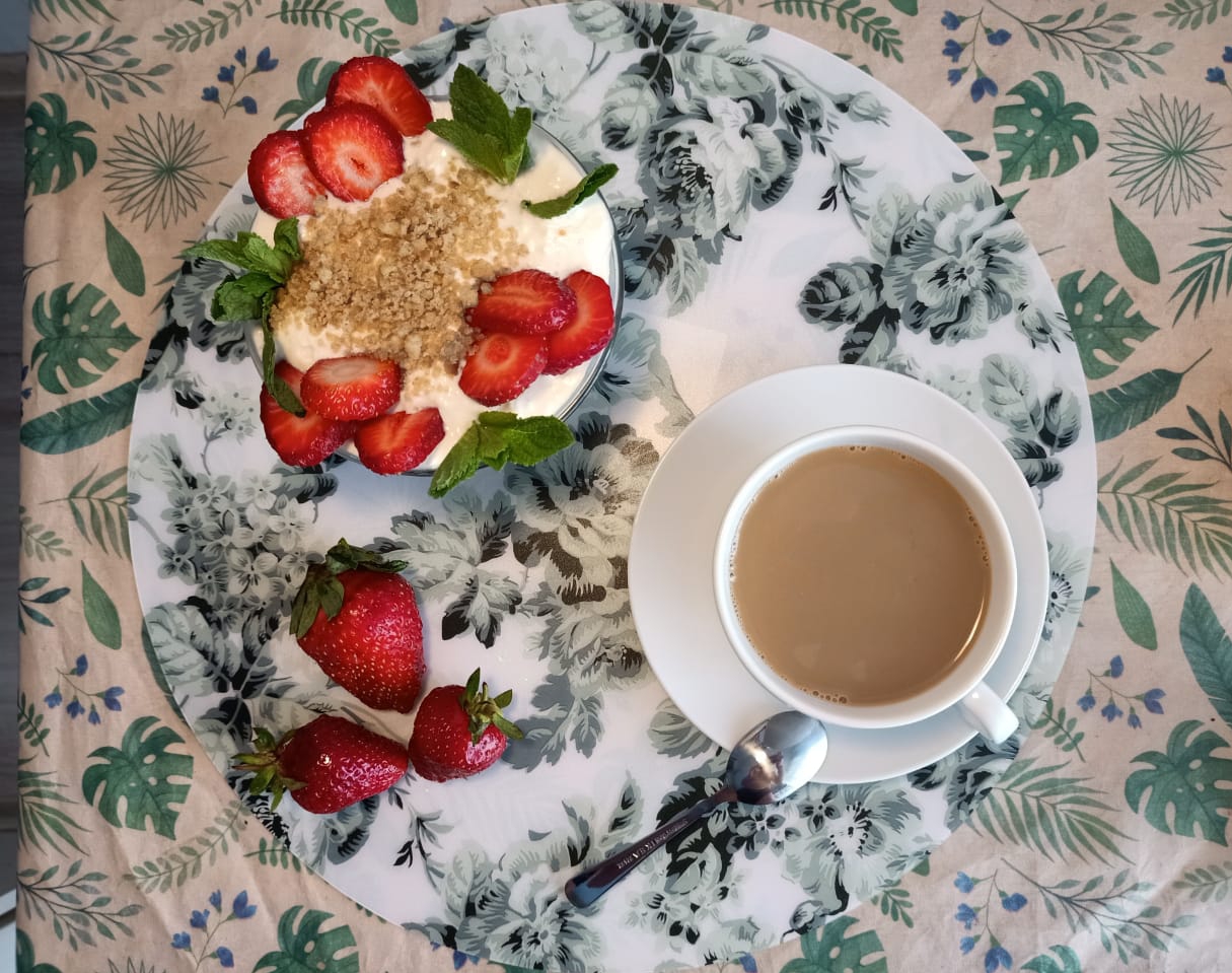 Клубничный чизкейк без выпечки