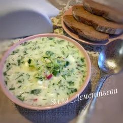 Окрошка классическая с курицей 