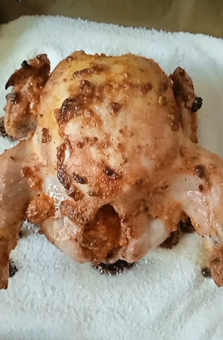 Курица на соли