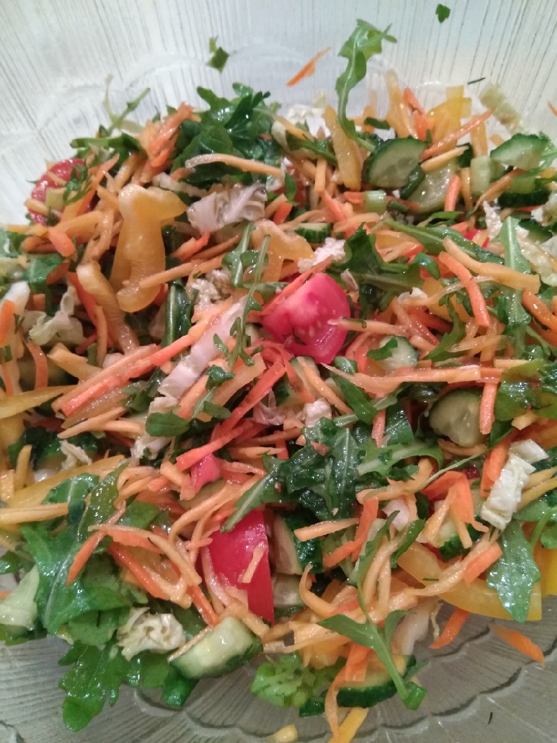 Салат "Осеннее изобилие красок"