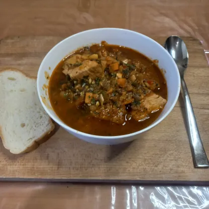 Рагу из индейки и картошки 