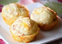 Маффины с беконом и сыром