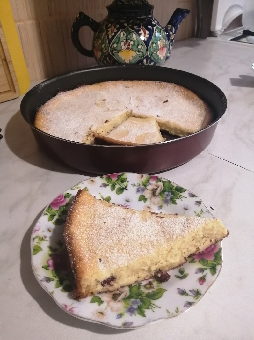 Творожный кекс с вишней - пошаговый рецепт с фото