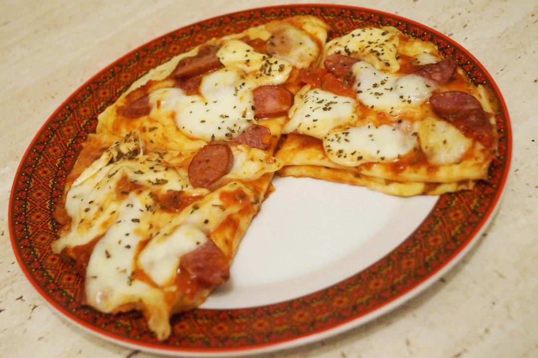 Пицца из блинного теста – кулинарный рецепт