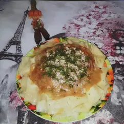 Бешбармак с курицей