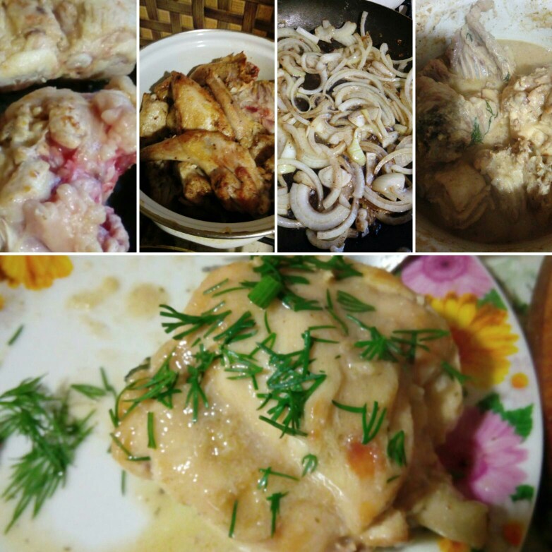 Кролик в белом соусе