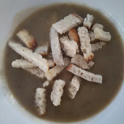 Суп-пюре из чечевицы и брокколи