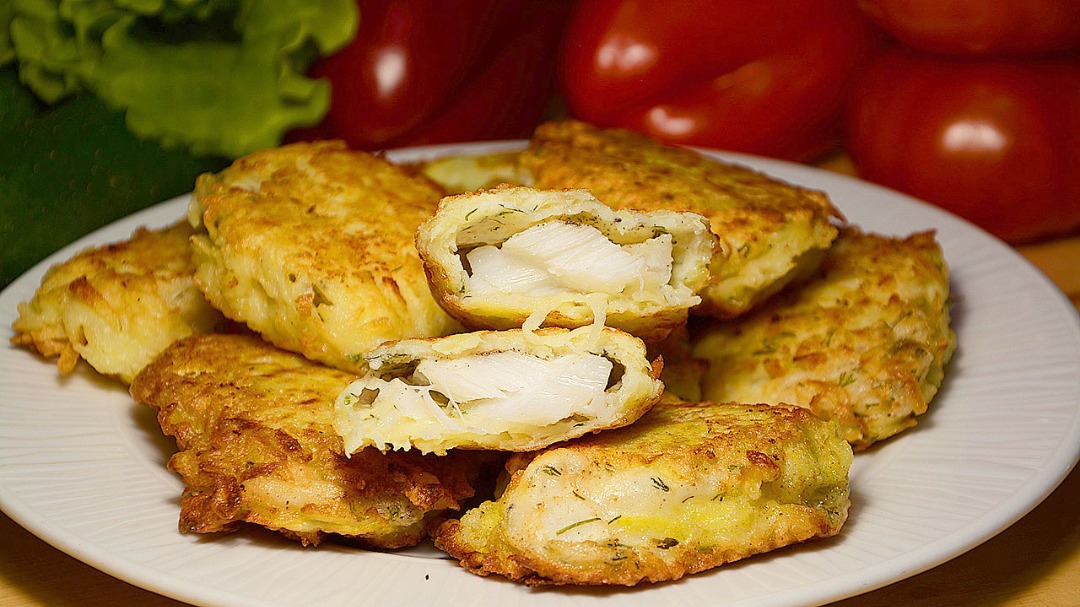 Ну, оочень вкусная рыба в картофельной стружке!
