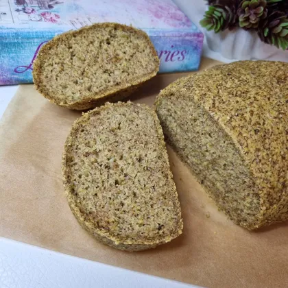 Хлеб из пшена и зеленой гречки