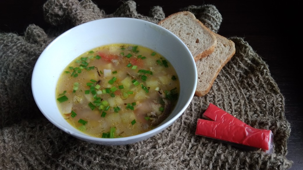 🍜Жареный суп уха🍽️