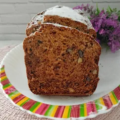 Банановый кекс с грецким орехом