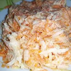 Салат из редьки и моркови