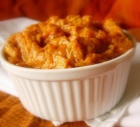 Овощная икра с жареными патиссонами и луком