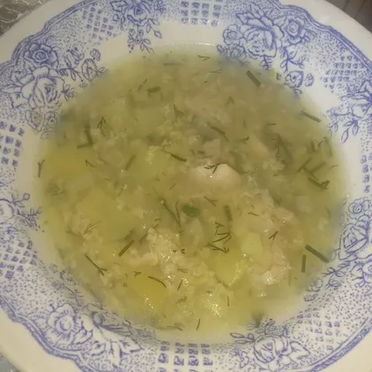Диетический куриный суп с пшеном в мультиварке