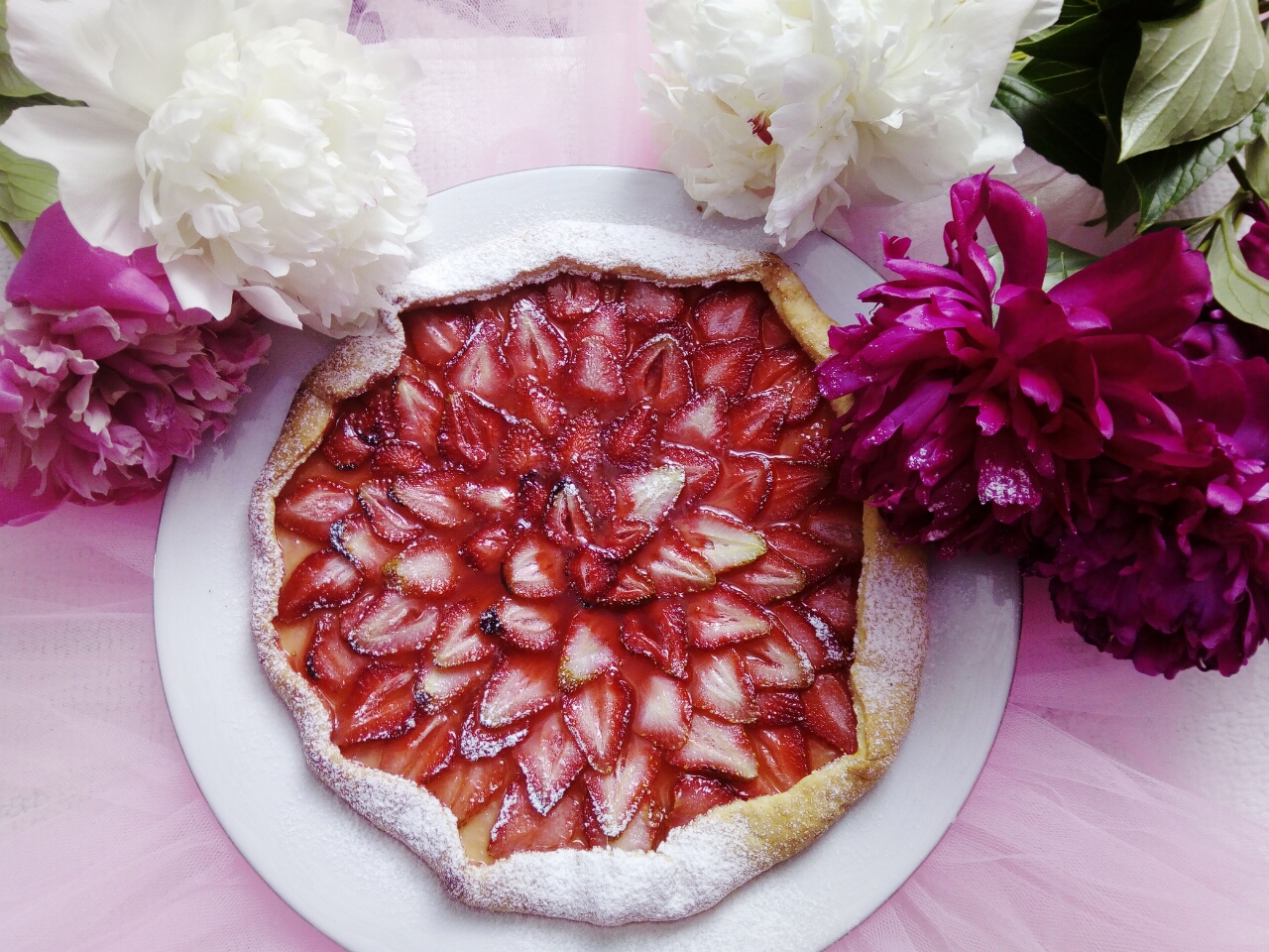 Клубничная галета 🍓🍓🍓