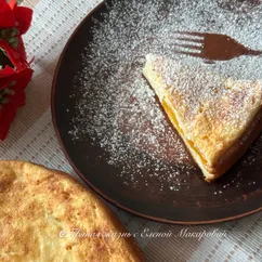 Творожная запеканка с абрикосами 