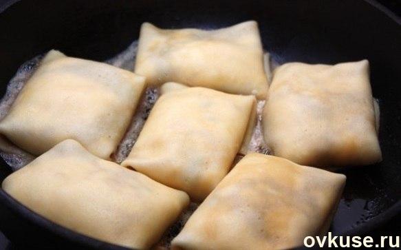 Вкусные и нежные блинчики с творожной начинкой