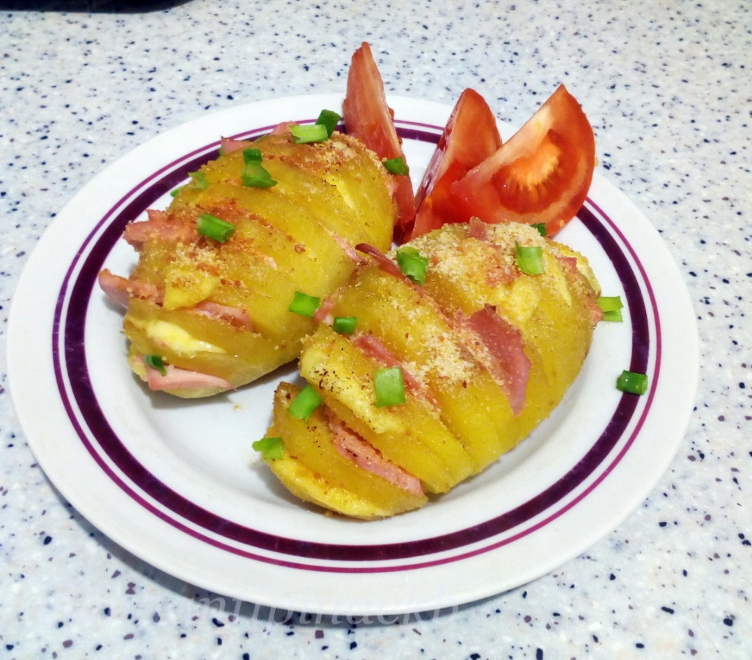 Картошка-гармошка вкусный запеченный картофель в духовке