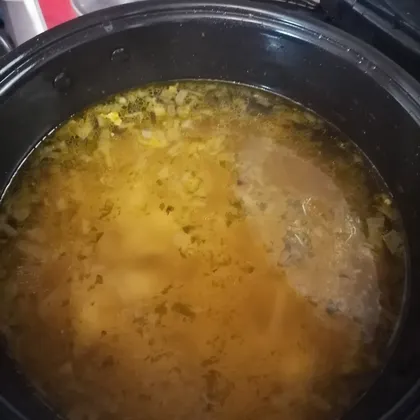 Суп грибной с лапшой в мультиварке