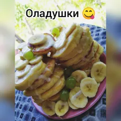 Пышные оладушки😋