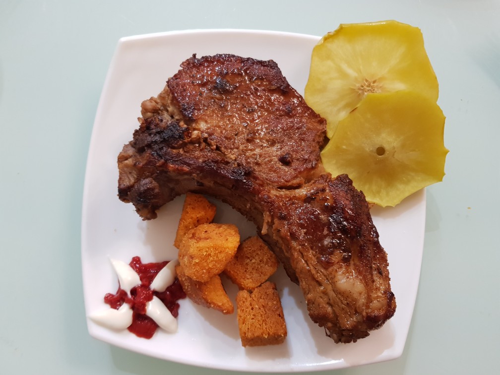 Котлета на косточке в цитрусовом маринаде | Рецепт блюд из мяса | Miratorg
