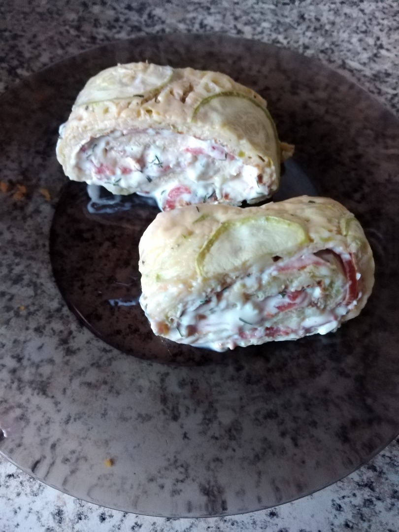 Рулет из кабачков