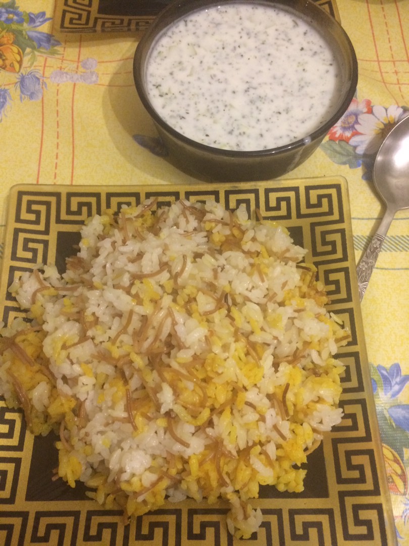 Лэбэн с рисом))