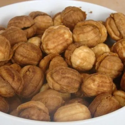 Печенье "орешки" со сгущенкой