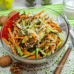 Салат "Сахалинский" с морской капустой 