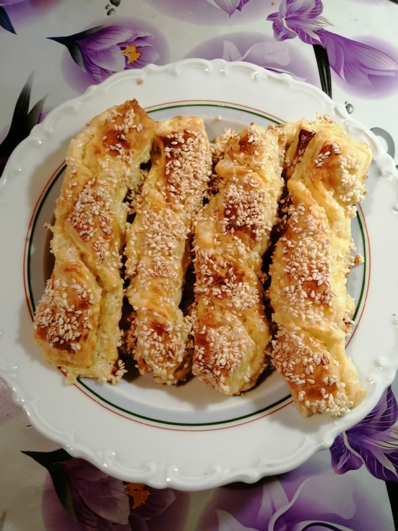 Творожно - сырные завитушки