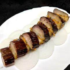Квашеные баклажаны с начинкой 