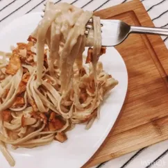 Паста с лисичками 🍝