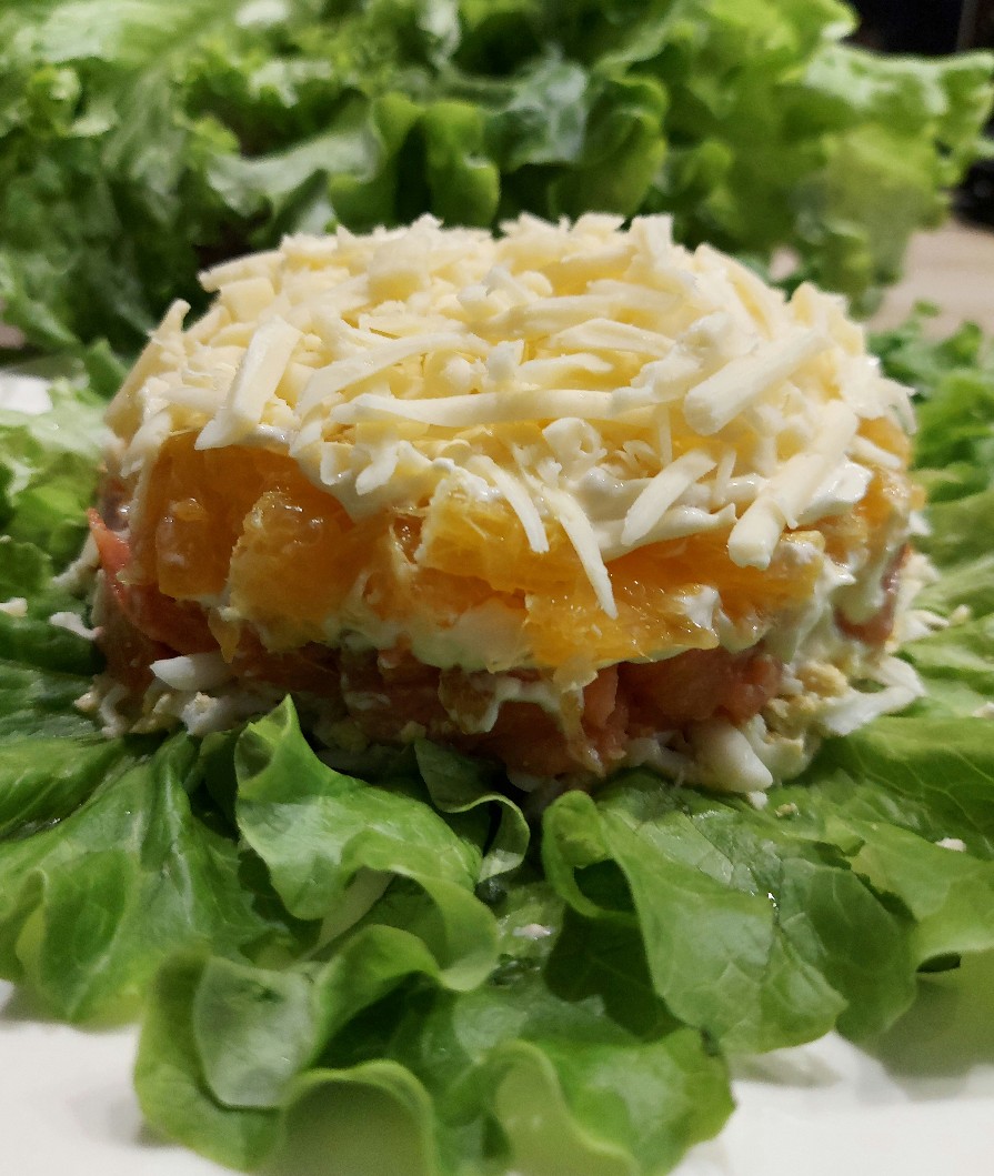 Салат с лососем и картофелем - рецепты с фото
