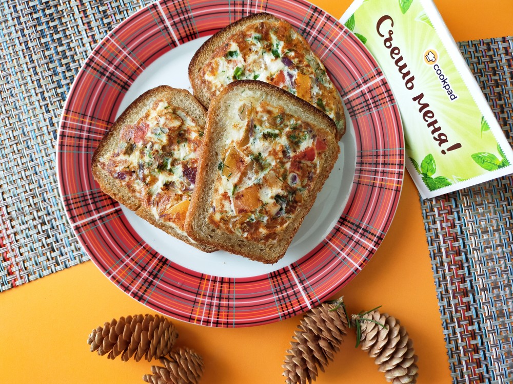 Крутоны с начинкой😋👍