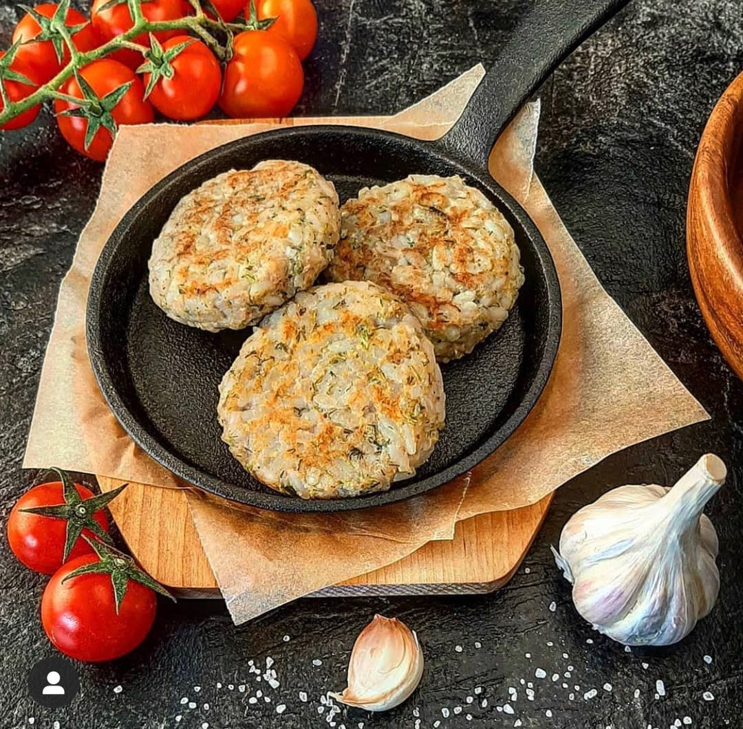 Веганские Котлеты из кабачка и риса (постные)