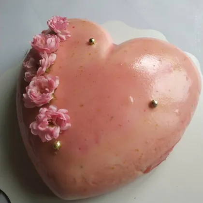 Муссовый торт 'Сердце'