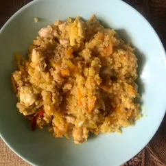 Булгур с мясом и овощами