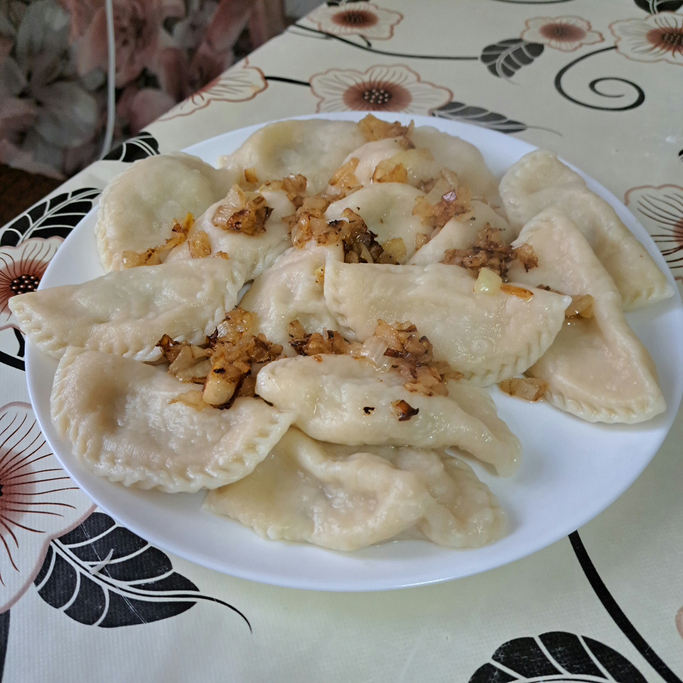 Вареники с картошкой и грибами 