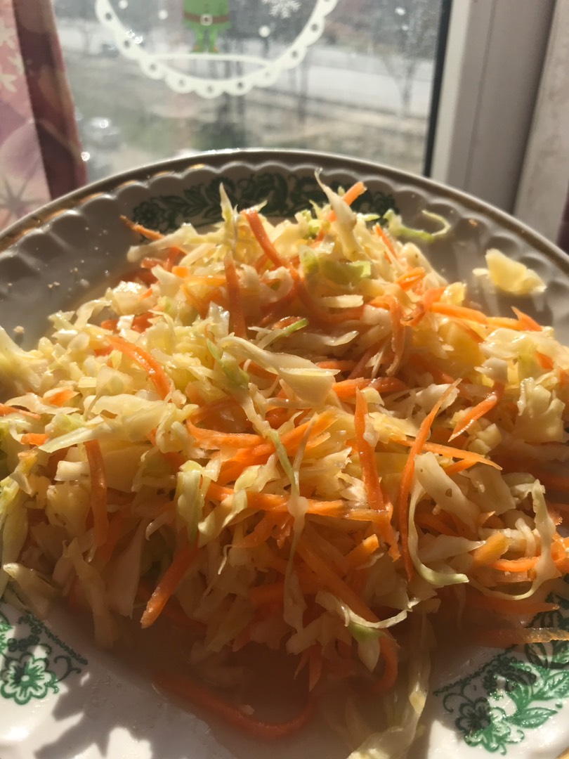 Легкий салат с капустой🥗