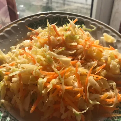 Легкий салат с капустой🥗